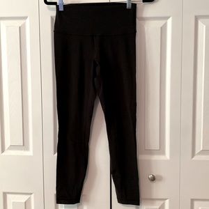 Lululemon Wunder Under 25inch Leggings. Black. Size 6.
